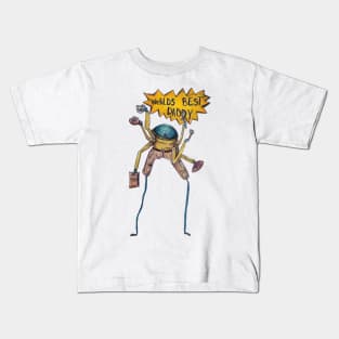 World Best Daddy Long Legs Kids T-Shirt